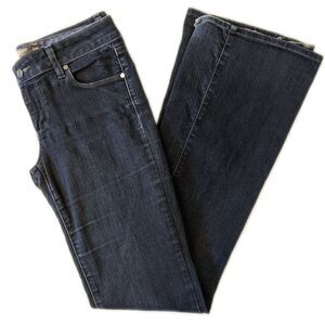 Paige Laurel Canyon dark blue wash Bootcut jeans, 80% cotton, sz 28